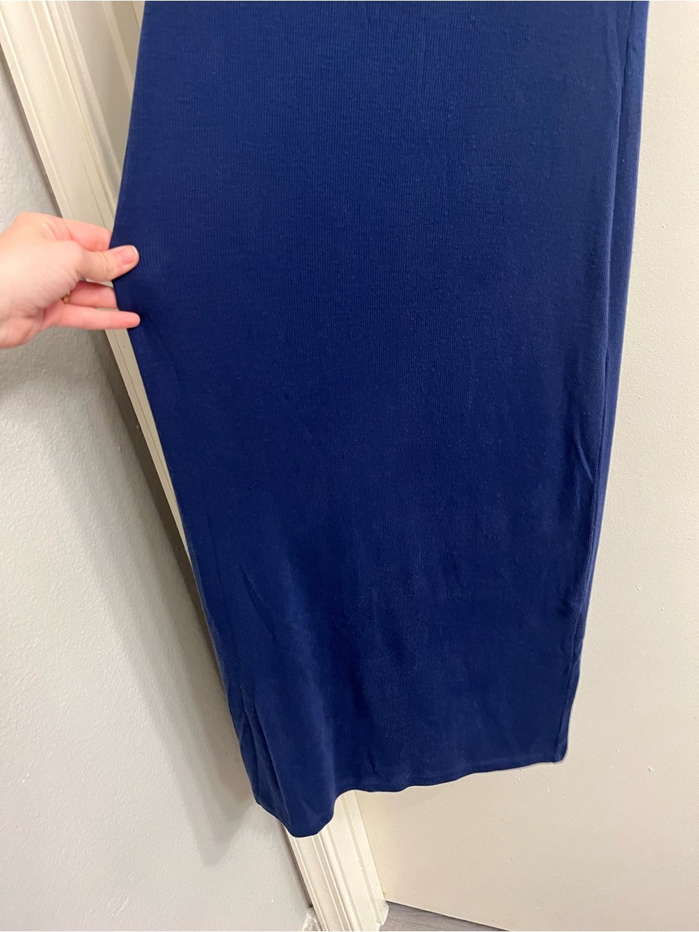 Quince Tencel Ribbed Midi Dress Size Small - Picture 5 of 10